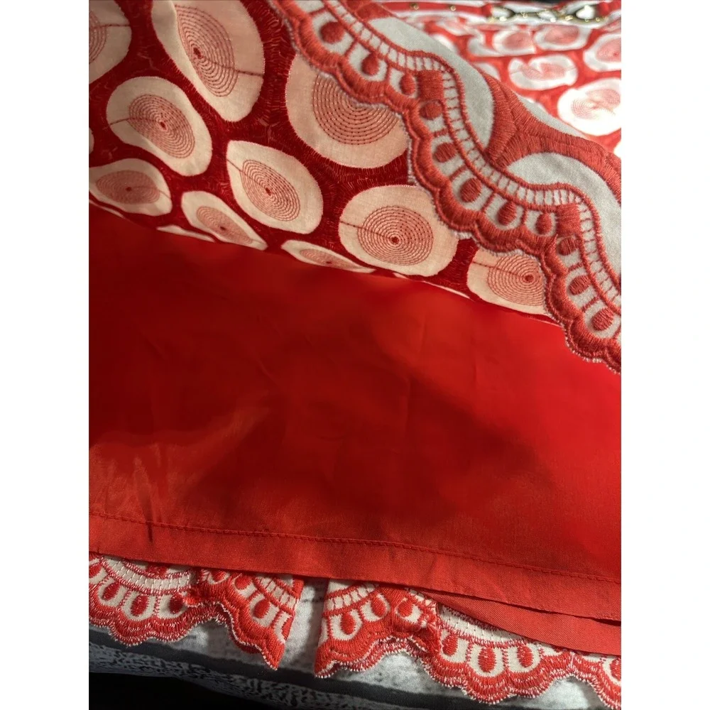 Antonio‎ Melani red dot skirt size 14 Length 23 Waist 18